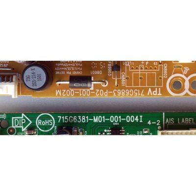 KIT PARA TV VIZIO / NUMERO DE PARTE MAIN 756TXFCB02K0100 / XFCB02K010 / FUENTE PLTVEL261XAS7 / 715G6863-P02-001-002M / PANEL TPT315B5-0TU3A.Q REV:SPNB / MODELO D32H-C1 LTTDTBAR - Imagen 3